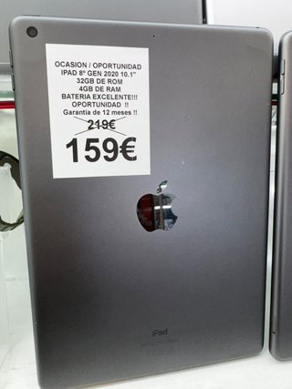 iPad 8ª Gen 2020 32GB Gris - COMO NUEVA