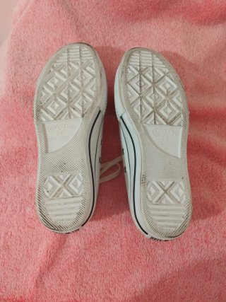 Converse Chuck Taylor Talla 37.5 Blancas