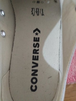 Converse Chuck Taylor Talla 37.5 Blancas