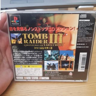 Tomb Raider III PS1 Japón 2 discos