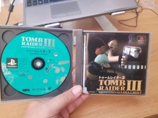 Tomb Raider III PS1 Japón 2 discos