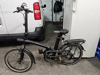 Bicicleta Plegable Negra