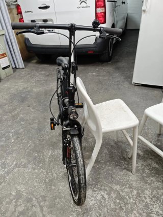 Bicicleta Plegable Negra