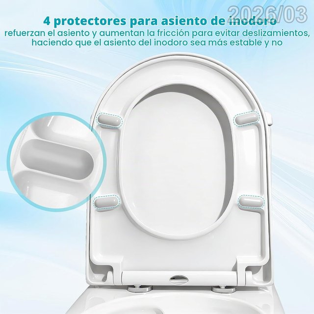 SAMODRA Tapa Inodoro Universal Forma D 46,5x35,9cm