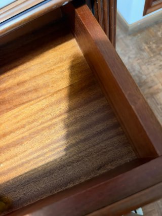 Cómoda madera maciza mármol