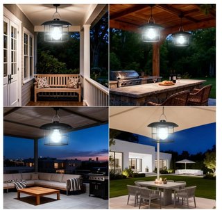 Lámpara Solar colgante exterior NUEVA