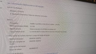 Ordenador Sobremesa HP i3 12GB SSD