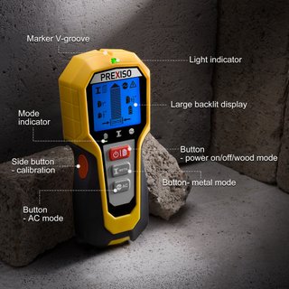 Detector de pared 5 en 1