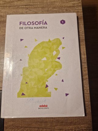 Filosofía 1, primer curso de bachillerato