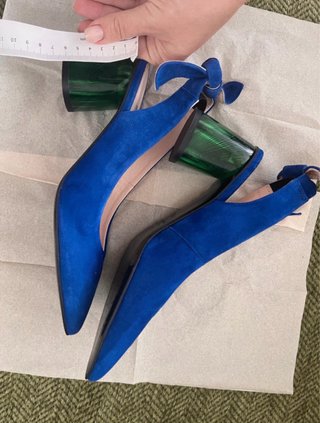 Zapatos Gino Rossi azules y verdes,usan 2 veces
