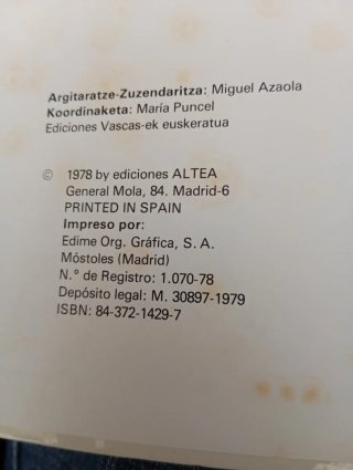 Vendo 9 libros infantiles en euskera, de 32 página
