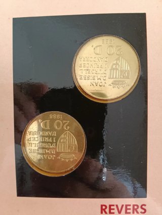 Monedas Plata Andorra XXV Olimpiadas
