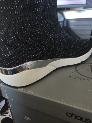 Botines Calcetín Active Fashion Negros
