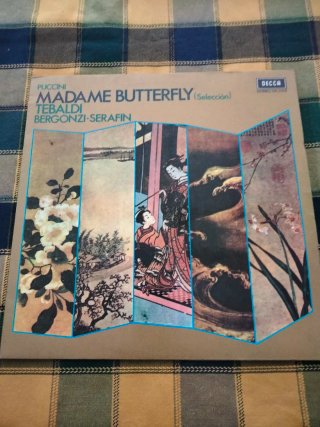 2Vinilos La Traviata y Madame butterfly  Tebaldi