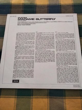 2Vinilos La Traviata y Madame butterfly  Tebaldi
