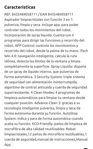 Robot Limpiacristales Cecotec Conga