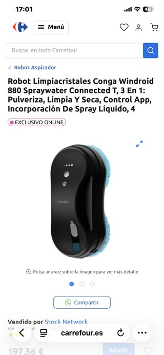 Robot Limpiacristales Cecotec Conga