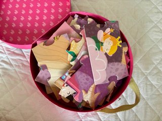 Puzzle Grande Ilustrado Princesas y Caballos