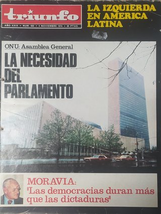 Revista "Triunfo" num. 632 9/11/1974