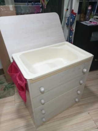 CÓMODA CAMBIADOR/BAÑERA BEBÉ