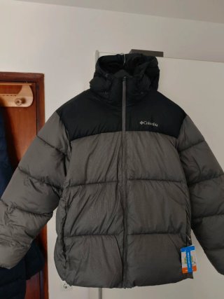 Anorak Columbia Puffect II Gris y Negro
