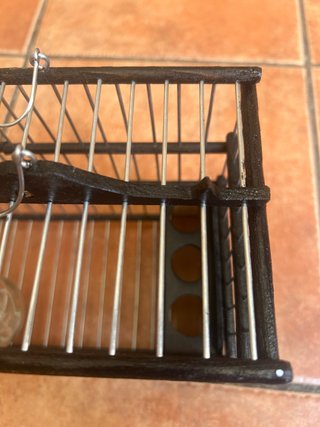 Jaula de percha deMadera para Aves.