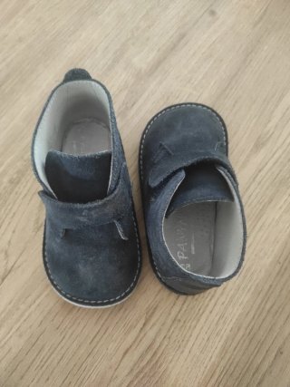 Botines de Ante Azul Marino Panyno Talla 23