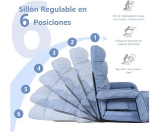 Sofá Cama Plegable Individual Sofá Perezoso Silla