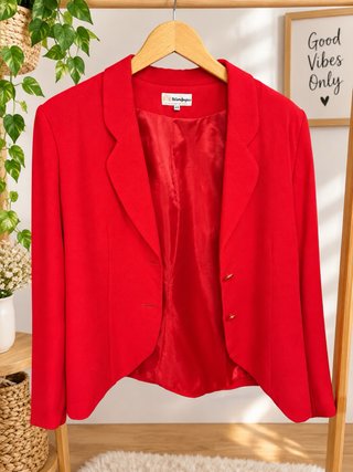 Chaqueta roja Etam talla 46