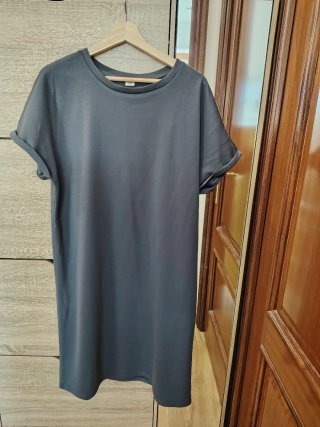 Vestido gris elástico talla única