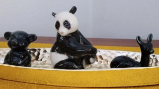 Oso Panda Porcelana Lomonosov LFZ Vintage