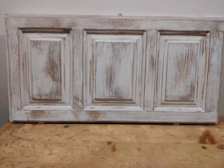 Contraventana de Madera Blanca