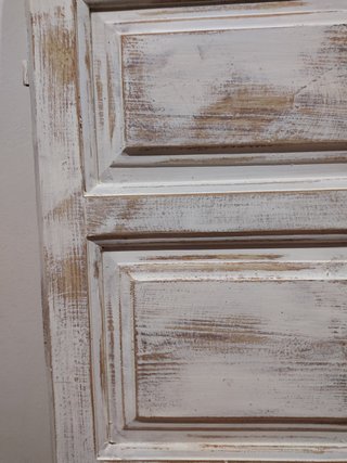 Contraventana de Madera Blanca