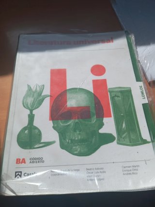 Libro 1 de bachillerato literatura universal