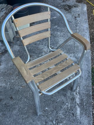 Sillas Terraza Aluminio Madera Ligeras