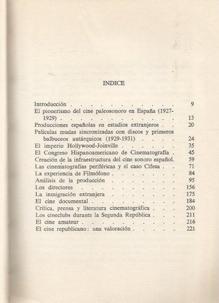 EL CINE SONORO EN LA II REPÚBLICA 1929-1936 - ROMA