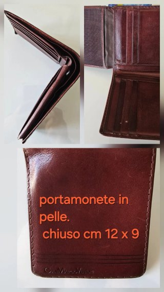 Portamonete in pelle Gian Marco Venturi