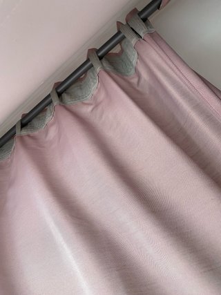 Cortinas IKEA HILJA Rosas