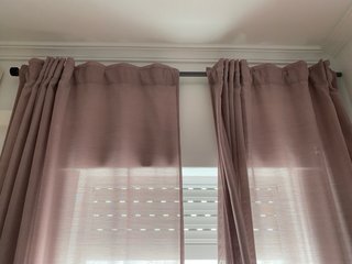 Cortinas IKEA HILJA Rosas