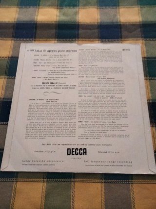 3 Discos Vinilo Ópera Renata Tebaldi