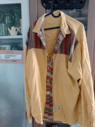 Camisa Vintage Homt Amarilla