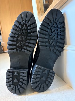 Botines Negros con Cordones Zara Talla 40