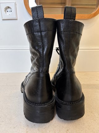 Botines Negros con Cordones Zara Talla 40