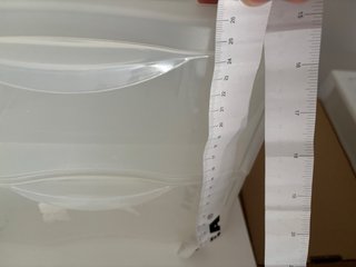 Cajonera de plástico transparente 2ud