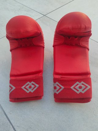 Guantillas de Karate Daedo WKF Rojas