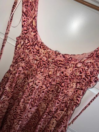 Vestido Corto Stradivarius Boho Talla S