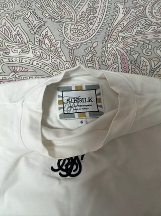 Camiseta corta SikSilk blanca