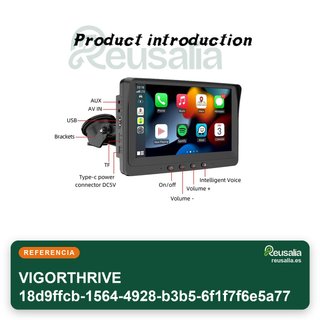 Wireless Carplay Android Auto Radio Coche