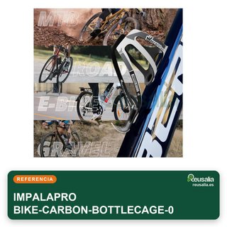 IMPALAPRO portabidón bicicleta fibra carbono