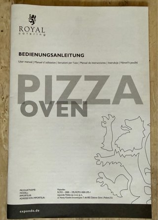 Forno per pizze Royal Catering